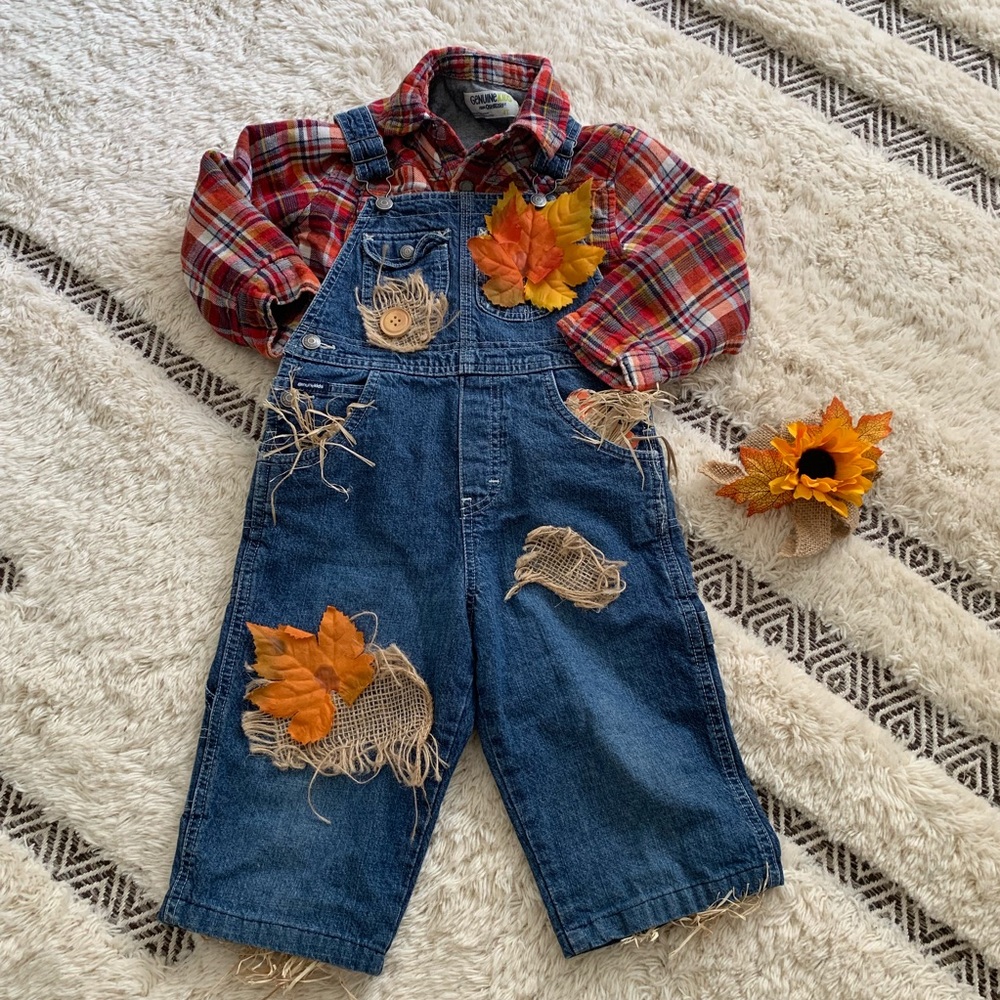 Home made Scarecrow Halloween Costume 3T